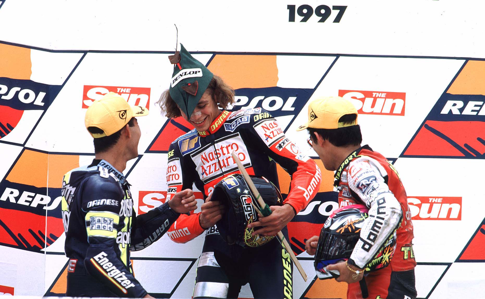 Nobby Ueda, Rossi, Tokudome British GP 1997