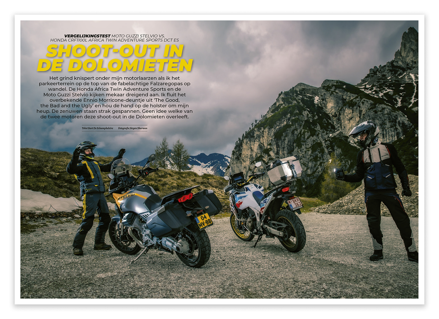 Moto Guzzi Stelvio vs. Honda CRF1100L Africa Twin Adventure Sports DCT ES