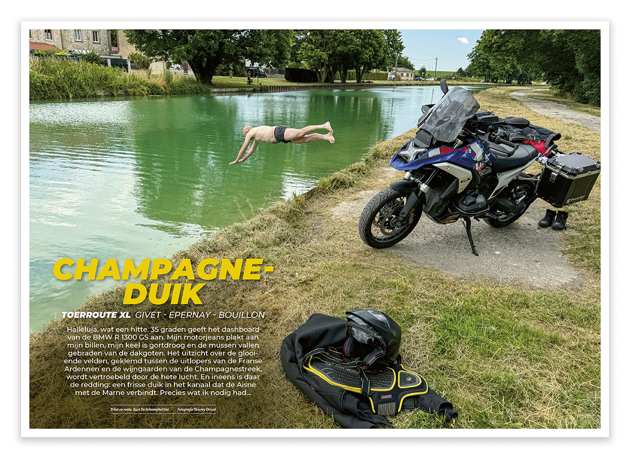 Motorrijder Toerroute Champagnestreek