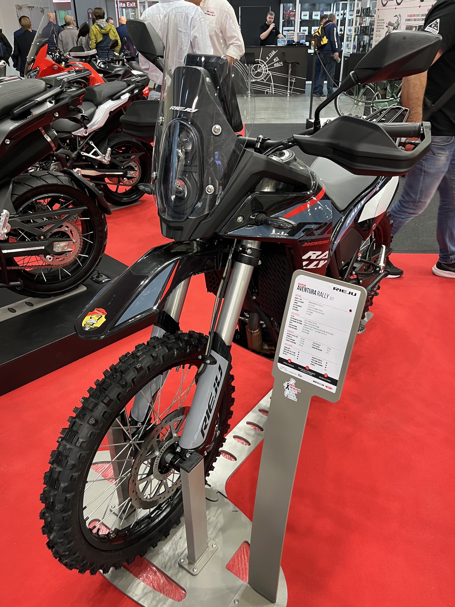 Eicma Rieju Aventura Rally 307