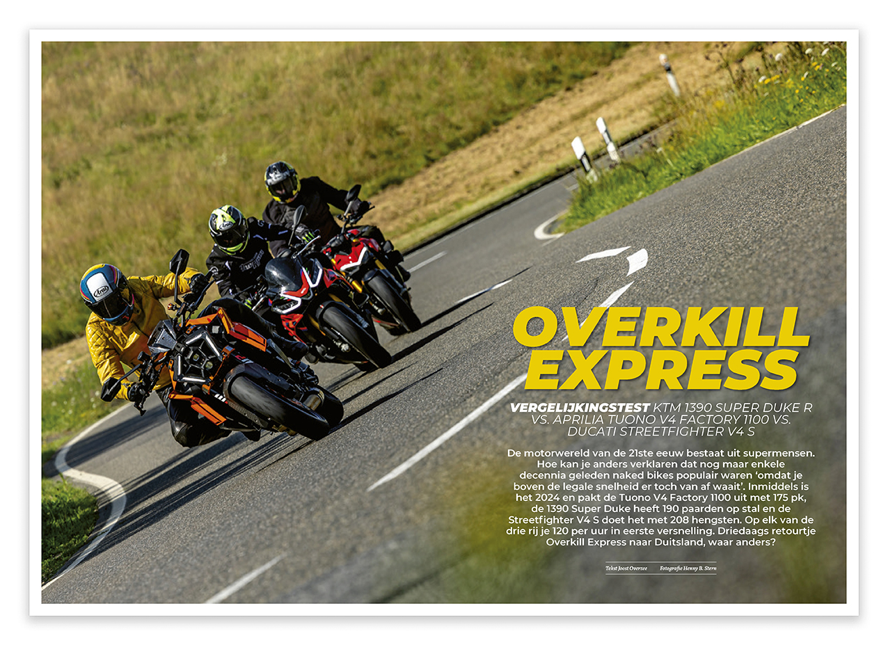 KTM 1390 Super Duke R vs. Aprilia Tuono V4 Factory 1100 vs. Ducati Streetfighter V4 S