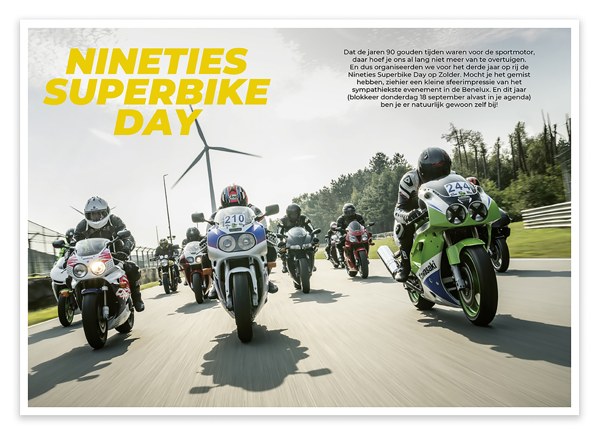 Motorrijder 90s Superbike Day Zolder