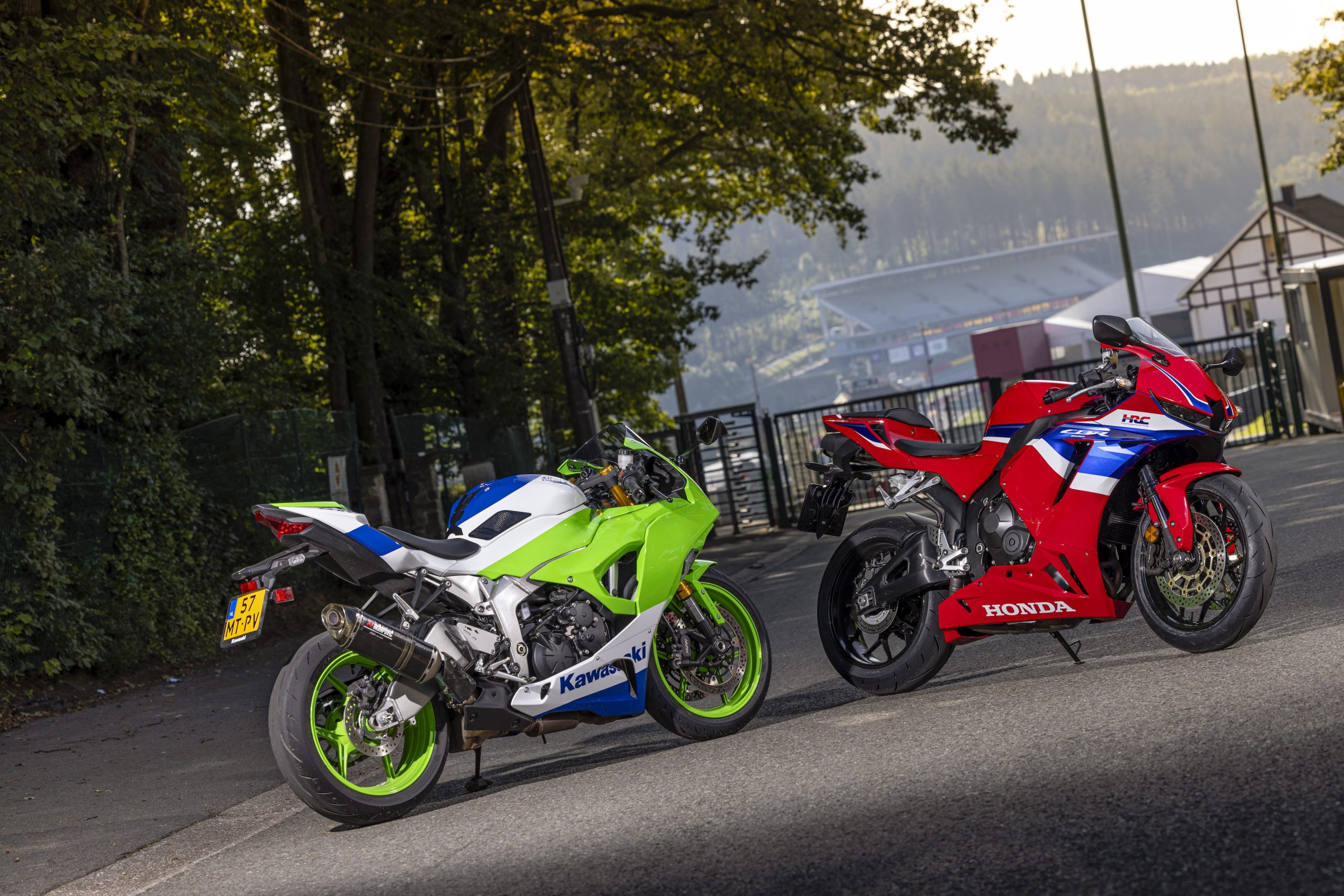 Supersport vergelijk CBR600RR Ninja ZX-6R