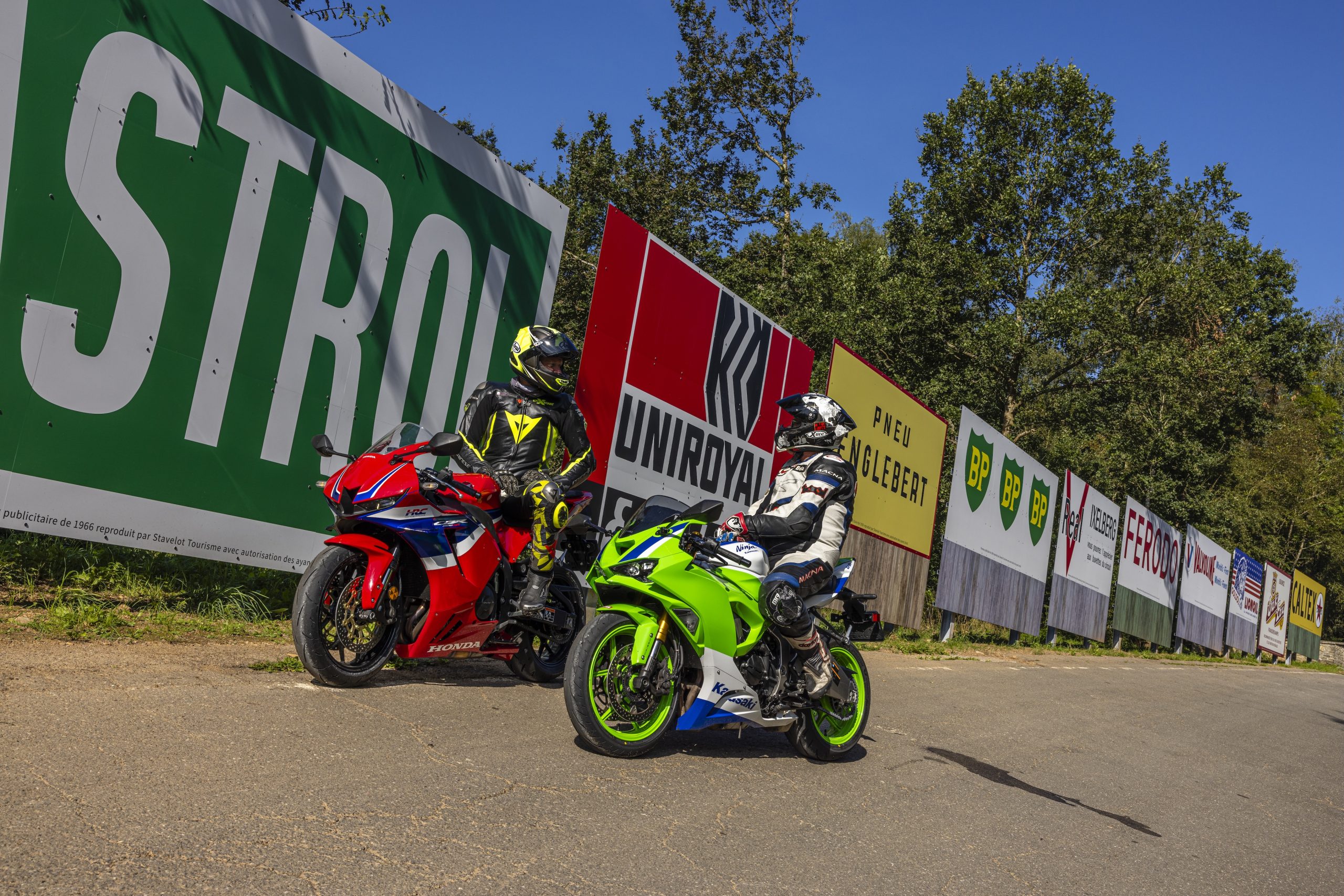 Supersport vergelijk CBR600RR Ninja ZX-6R