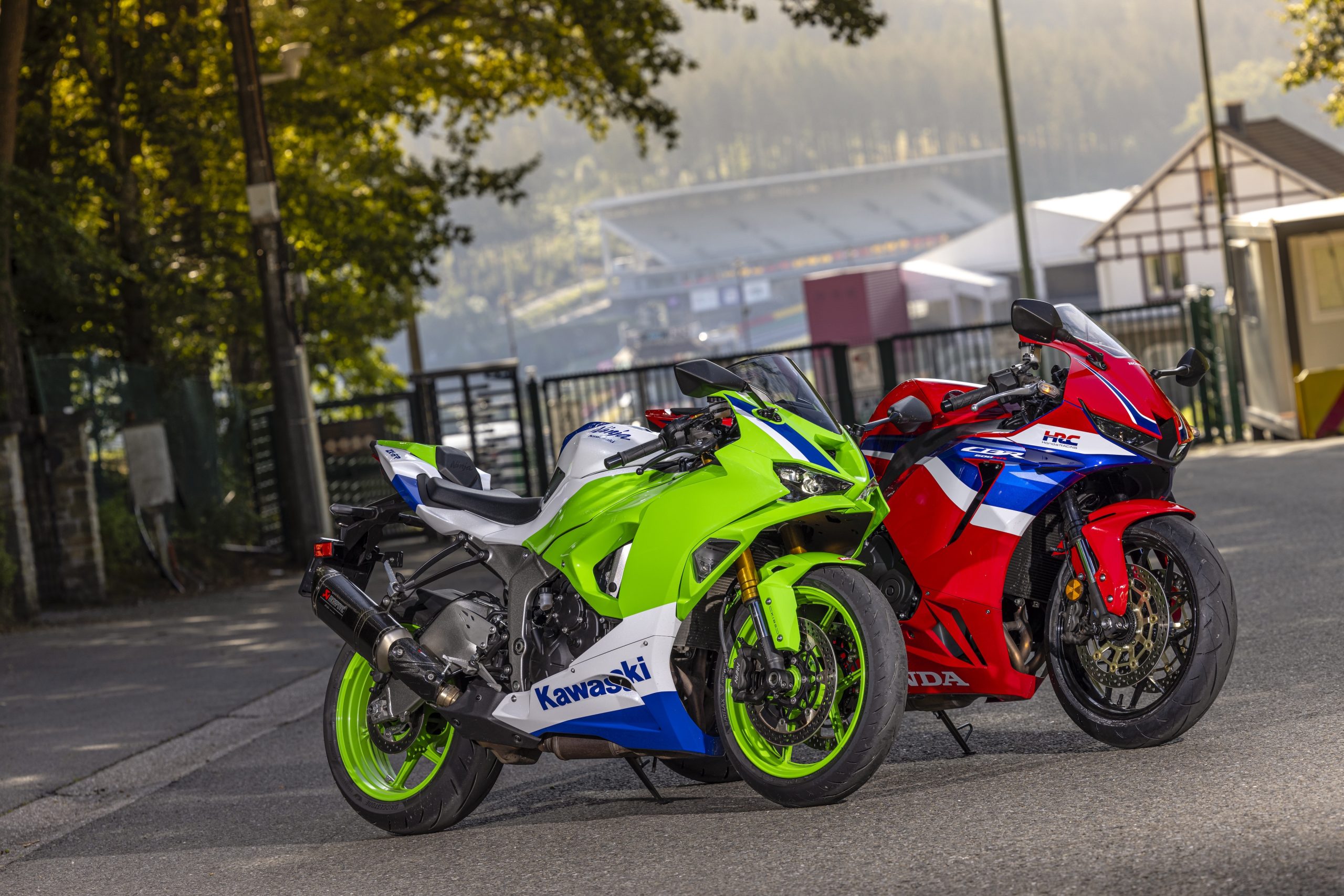 Supersport vergelijk CBR600RR Ninja ZX-6R