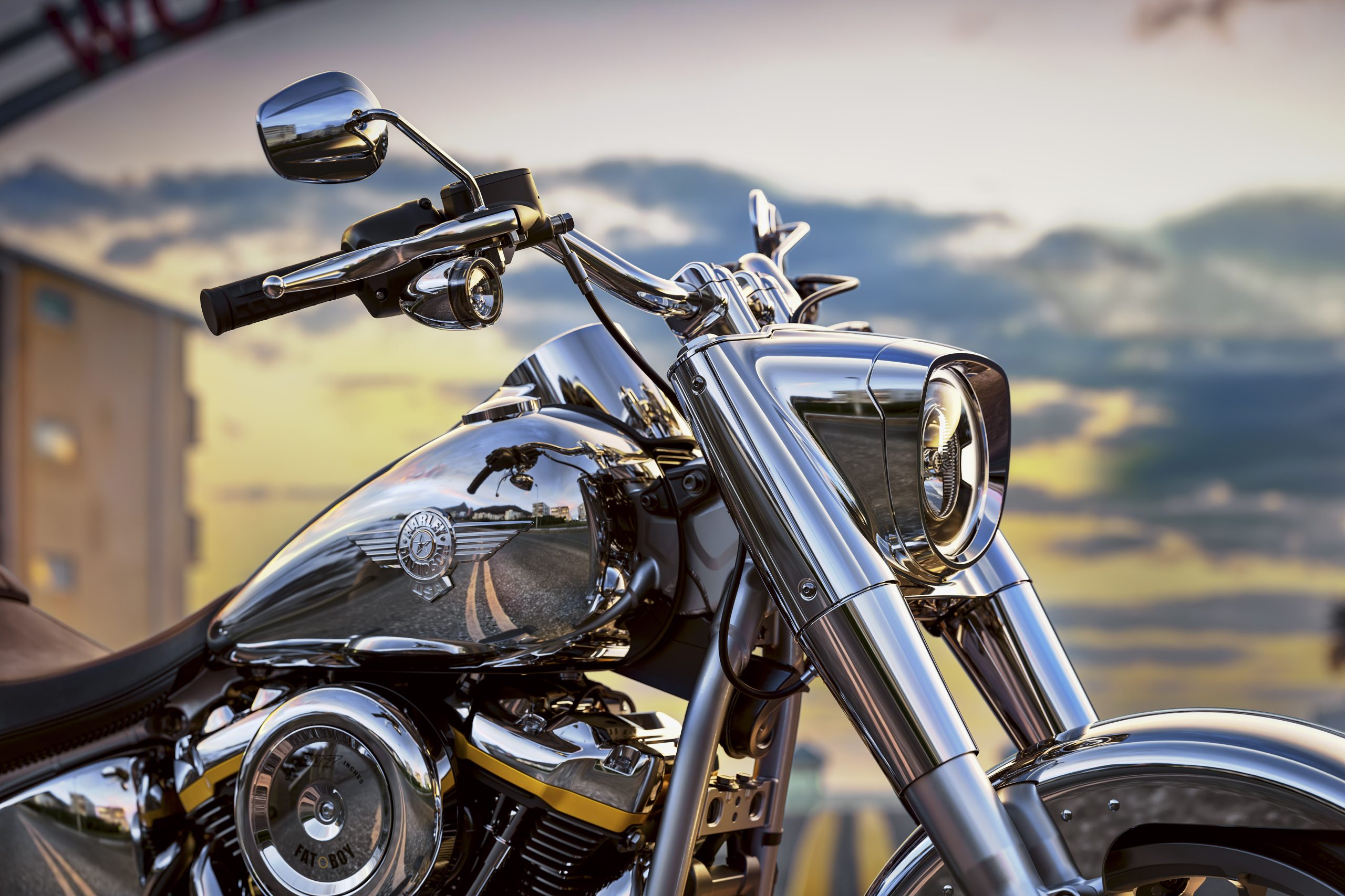 Harley-Davidson Fat Boy Gray Ghost